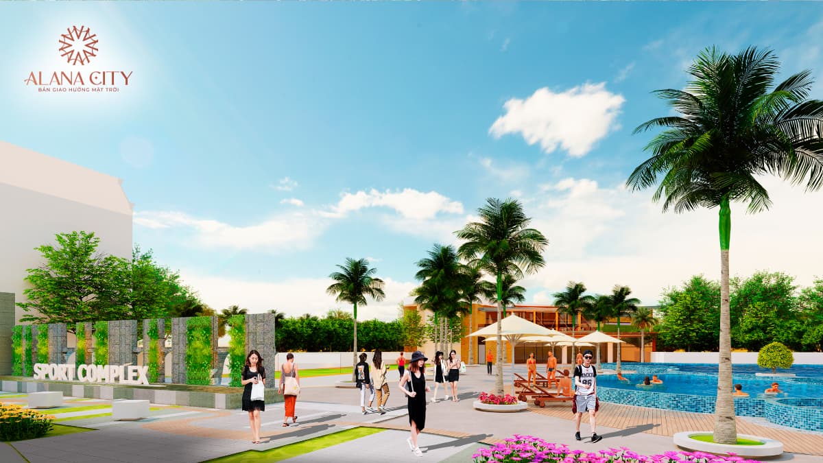Bể bơi nội khu Alana City